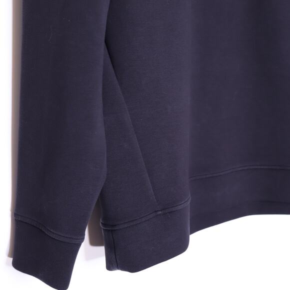 LULULEMON Perfectly Oversized Crew Neck Sweatshirt Black Athleisure Women's 4 - Picture 7 of 9